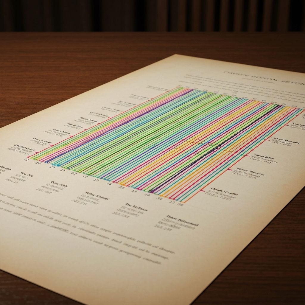 Временная шкала изменений и истории редактирования документа